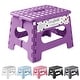 preview thumbnail 1 of 28, 9" Folding Step Stool with Handle by Casafield