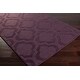 preview thumbnail 26 of 56, Hand-Woven Ali Tone-on-Tone Moroccan Trellis Wool Rug (9' x 12') - 9' x 12'
