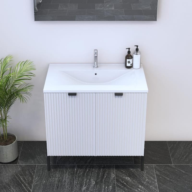 Nicole 2D 80 Floating Bathroom Vanity (32" Width)