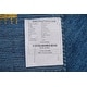 preview thumbnail 20 of 18, Blue Tribal Gabbeh Oriental Area Rug Handmade Wool Carpet - 2'8" x 6'4"