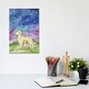 preview thumbnail 7 of 6, iCanvas "Golden Doodles And The Starry Skies" by Jasper And Ruby Canvas Print 12x8x0.75