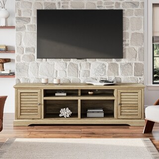 Bridgevine Home Topanga 83 inch TV Stand Console for TVs up to 95