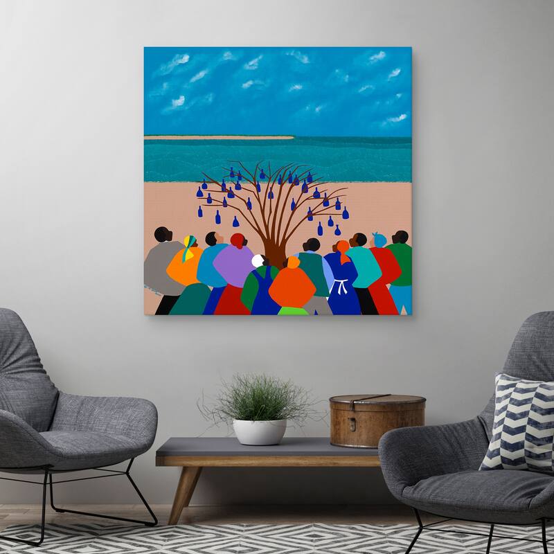 Bottle Tree Gullah Islands by Synthia SAINT JAMES Canvas Art Print