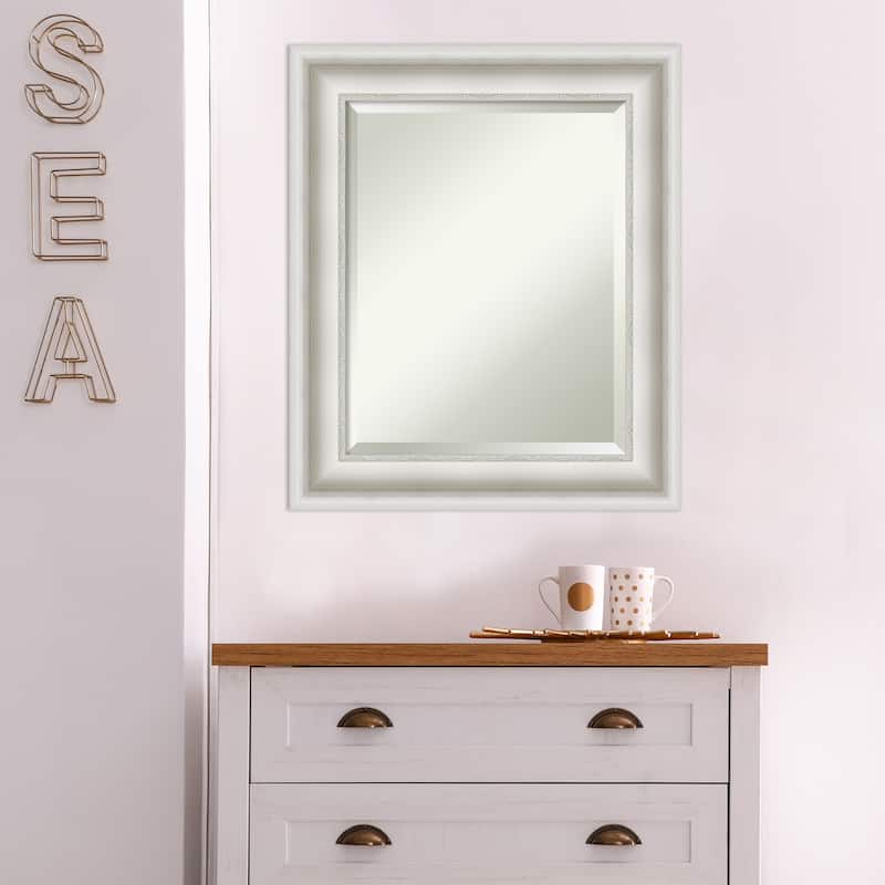 Beveled Wall Mirror - Parlor Black Frame