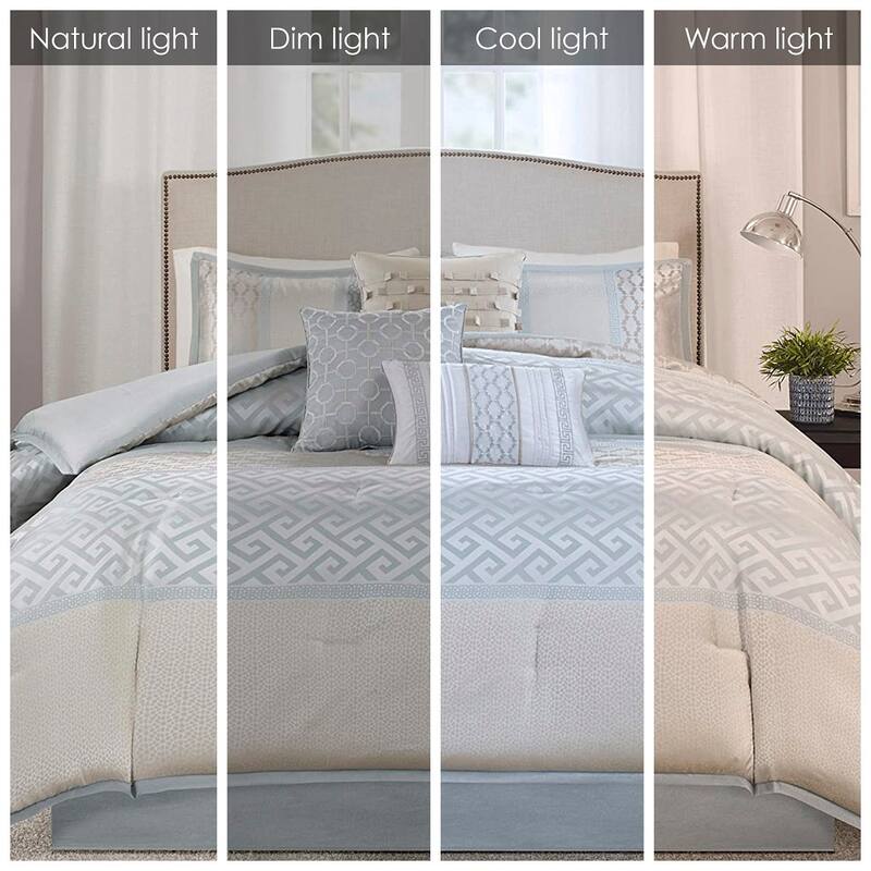 Madison Park Christian 7-piece Geometric Jacquard Comforter Set