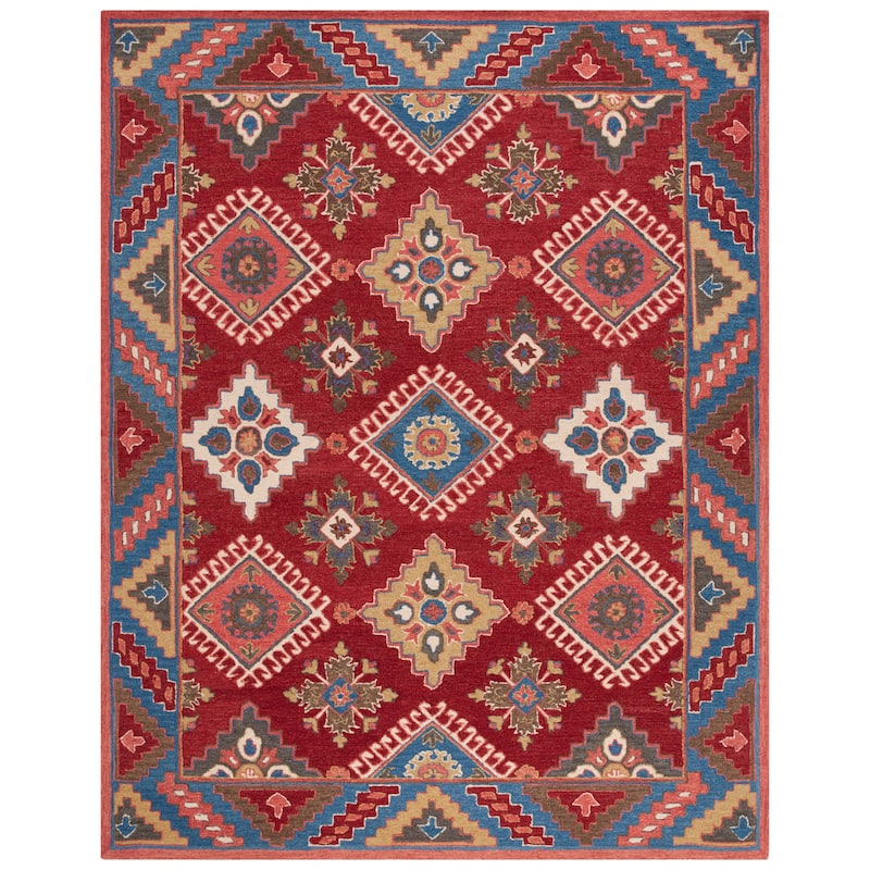 SAFAVIEH Handmade Aspen Boika & Eclectic Tribal Wool Rug