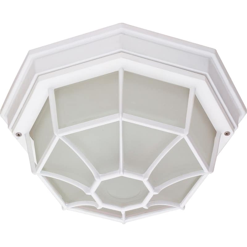 Nuvo Lighting 60/3450 11" Wide Outdoor Flush Mount Bowl Ceiling - White
