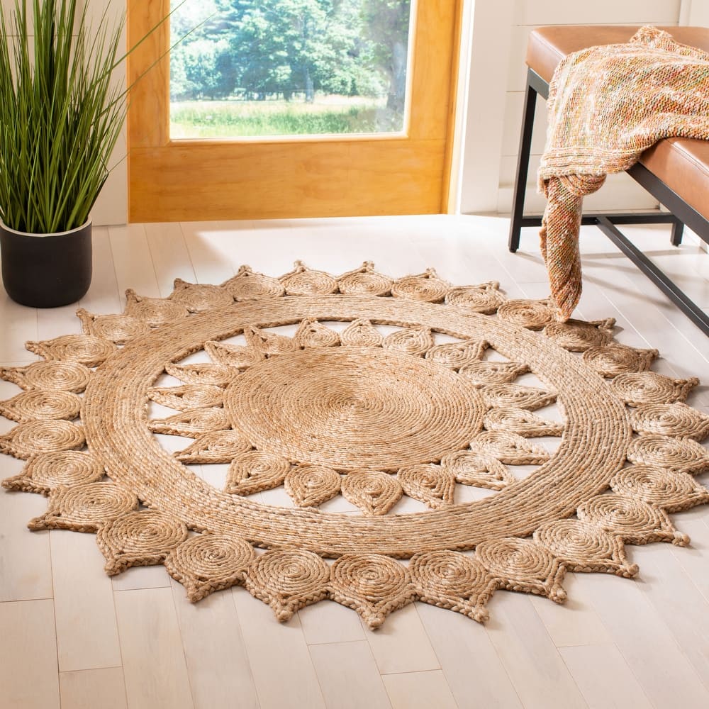 SAFAVIEH Handmade Natural Fiber Alie Casual Jute Rug