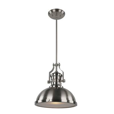 Madison One Light Pendant Cresswell Series Brushed Nickel - One Size