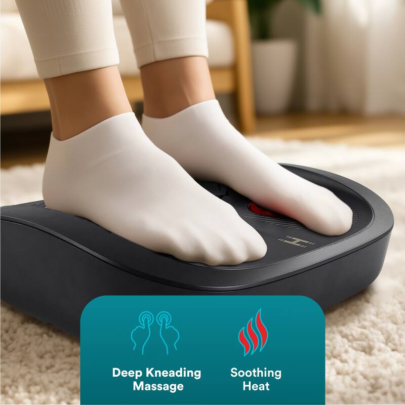 Homedics ModMassge Shiatsu Foot Massager with Interchangeable Attachments and Adjustable Intensity - N/A