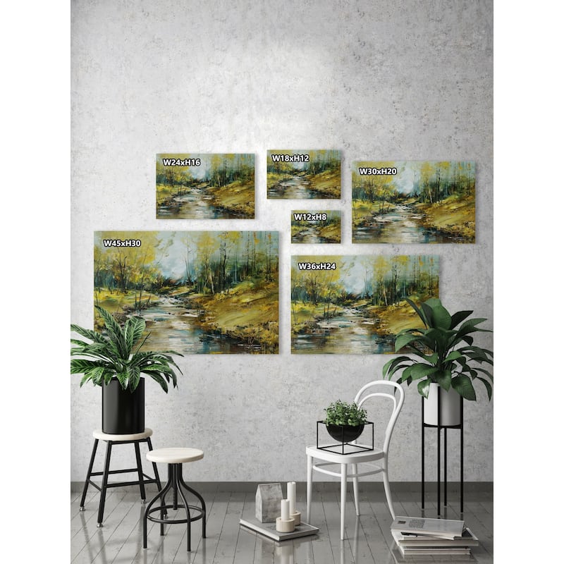 Nature Trails Print on Wrapped Canvas