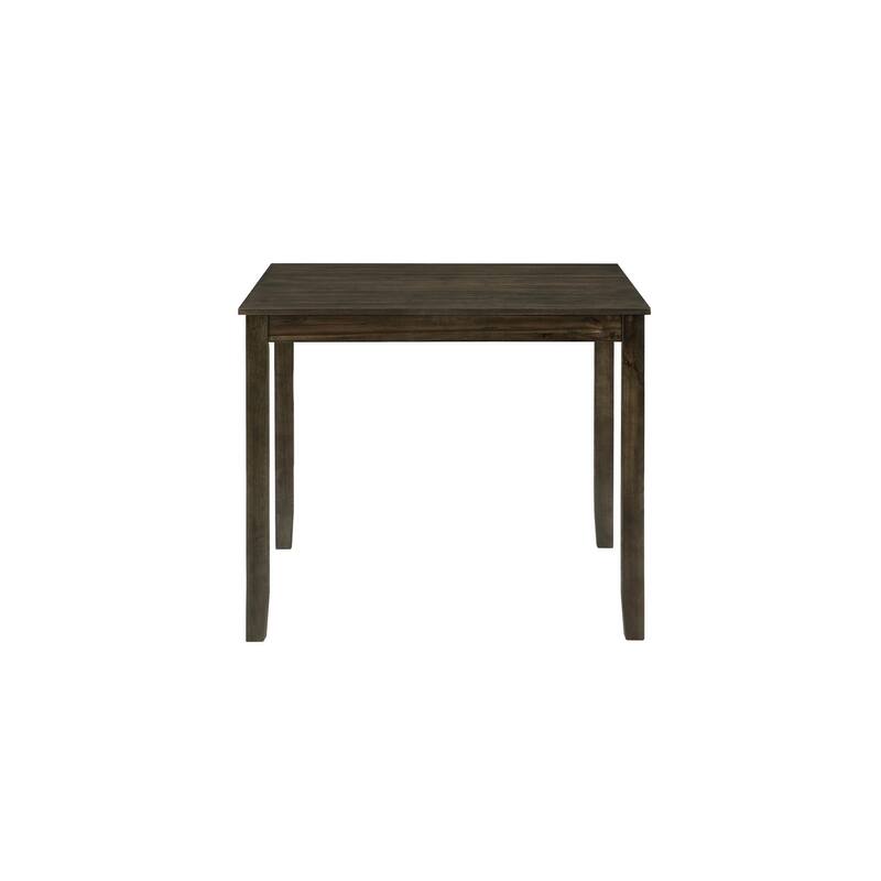 Jonas Brown Faux Leather Square Dining Room Set