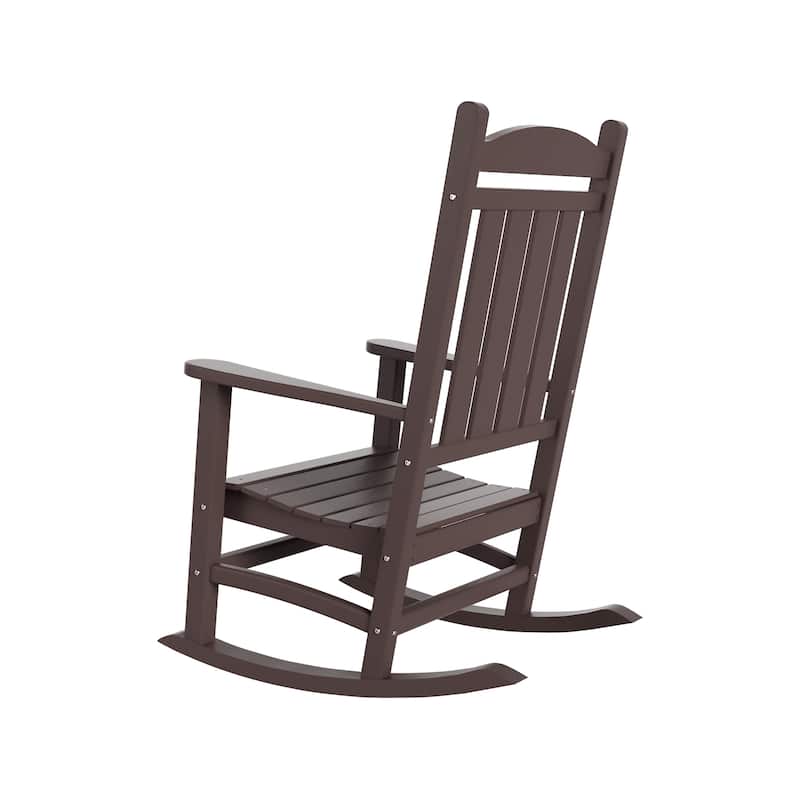 Laguna Hdpe All Weather Outdoor Patio Rocking Chair