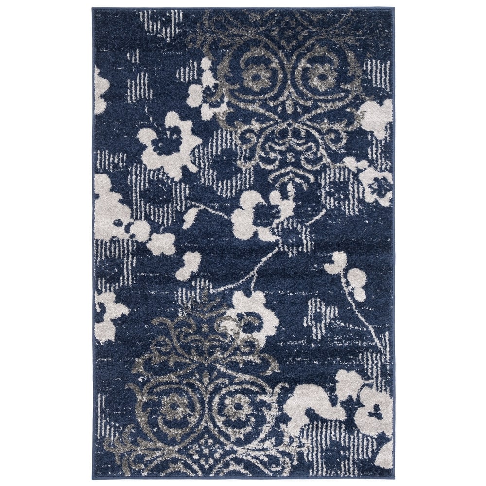 SAFAVIEH, Adirondack Rena Damask Floral Distressed Rug