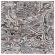 preview thumbnail 12 of 82, SAFAVIEH Handmade Marquee Nazeli Rug 6' Square - Brown/Grey