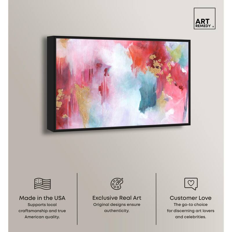 Rolling in Love Canvas by Art Remedy
