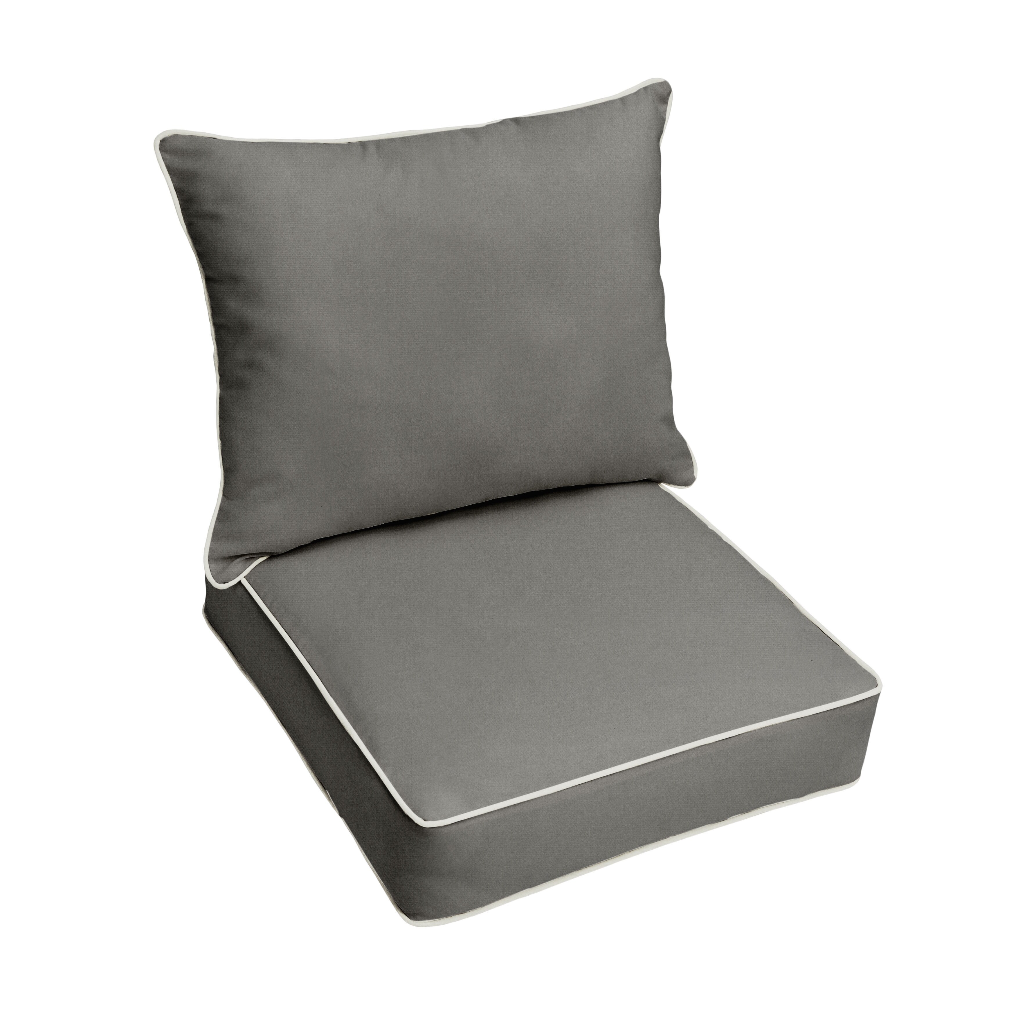 Grey outdoor outlet seat cushions
