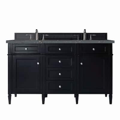 James Martin Vanities 650-V60D-3PBL Brittany 60" Double Basin Poplar