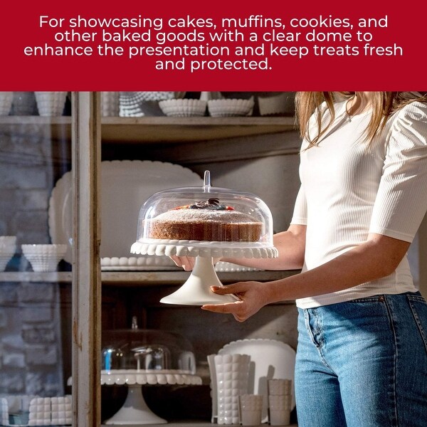 Guzzini Tiffany Cake Stand with Dome - Bed Bath & Beyond - 40841949