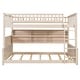 preview thumbnail 4 of 36, Convertible Bunk Bed with LED Storage Wall & Pegboard by Harper&Bright Designs