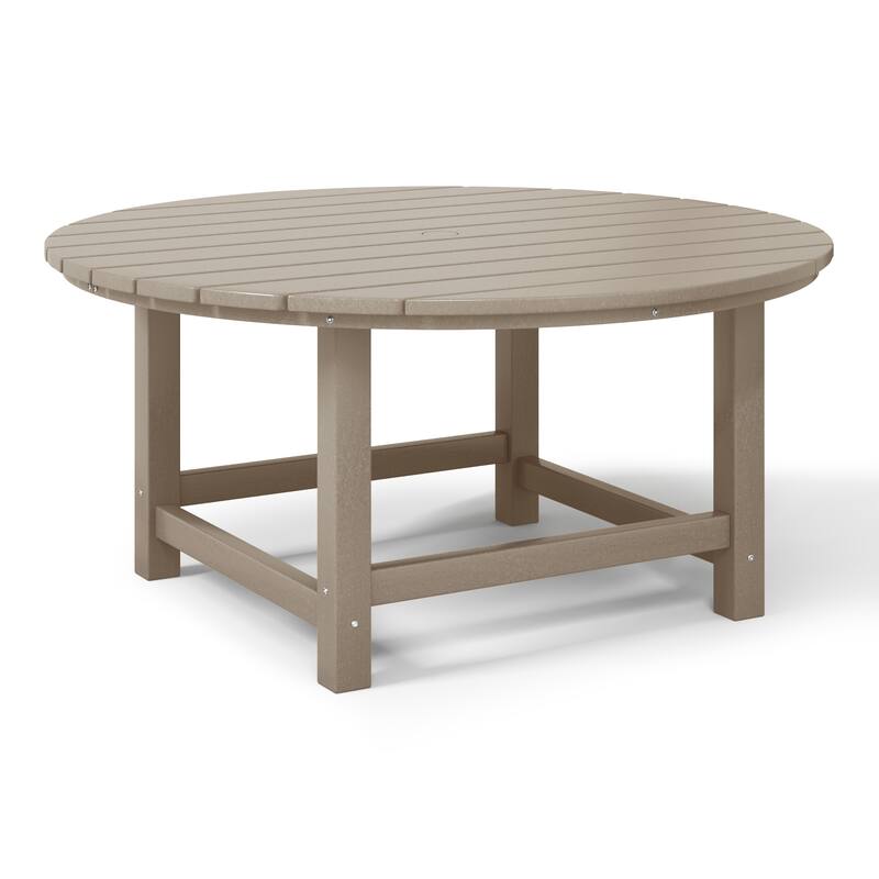 Laguna Outdoor Poly Adirondack 38" Round Coffee Table