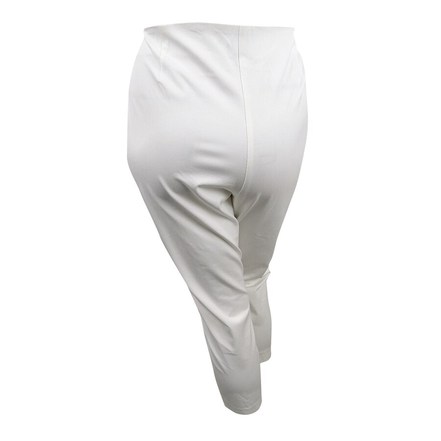 high rise skinny trousers