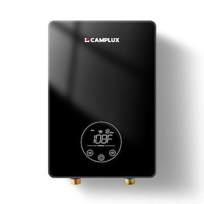 CAMPLUX 1.8 GPM Electric Tankless Water Heater 6kW 240V, Brick