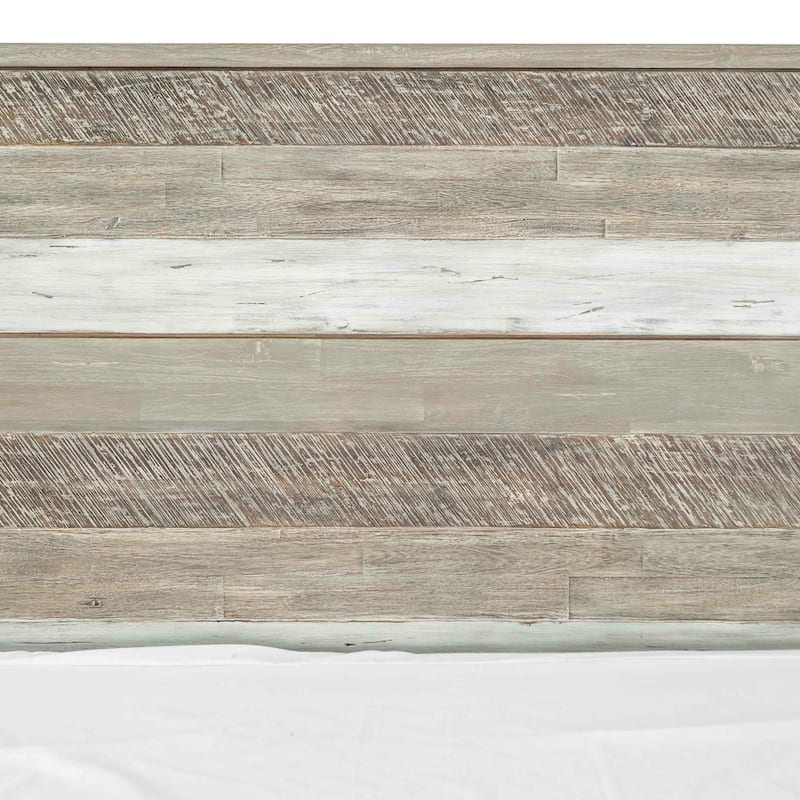 Bridges Platform Bed in Two Tone Acacia Wood