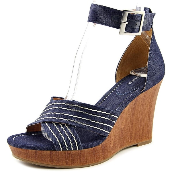 Style & Co Raynaa Women Open Toe Canvas Wedge Sandal
