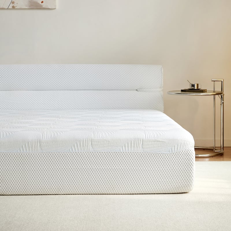 Compressed Integrated Bed A-QUEEN,Frame & Mattress,Cooling & Breathable Mattress
