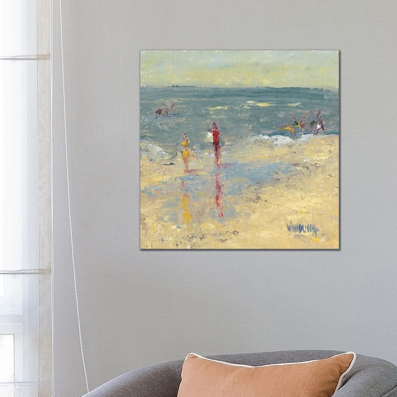 iCanvas "Impasto Beach Day I" by Marilyn Wendling Canvas Print - 26x26x1.5