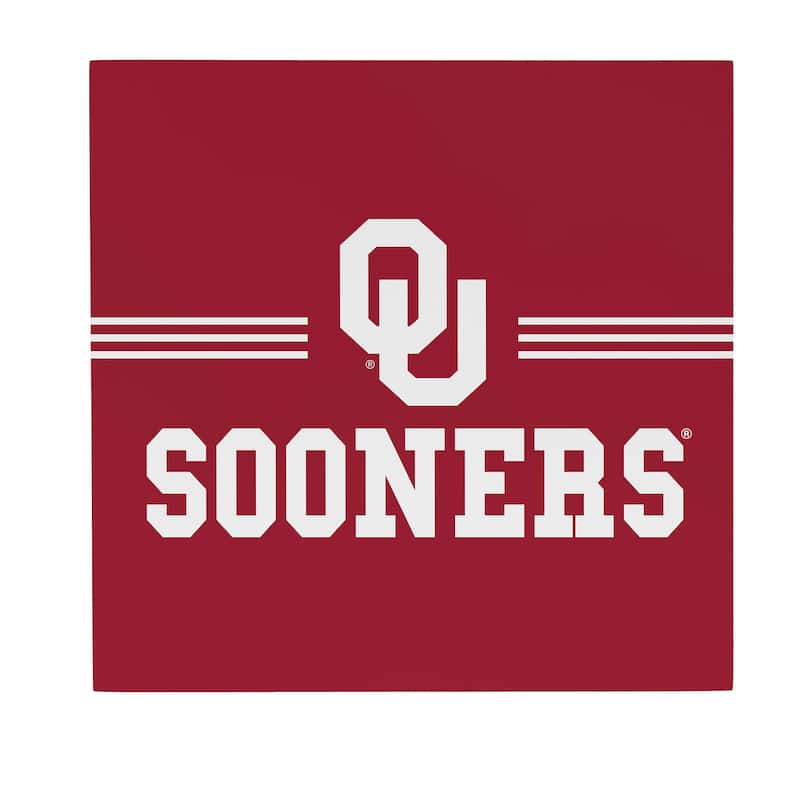 University of Oklahoma Wooden Door Decor Wall Sign - Multi-Color