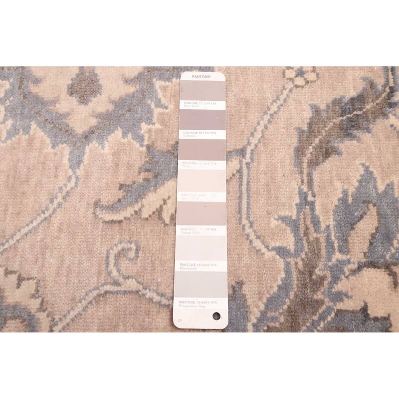 ECARPETGALLERY Hand-knotted Jamshidpour Taupe Wool Rug - 7'11 x 9'10