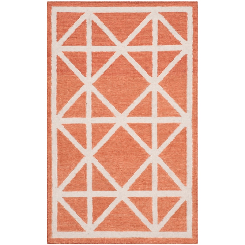 SAFAVIEH Handmade Flatweave Dhurries Vistina Modern Moroccan Wool Rug