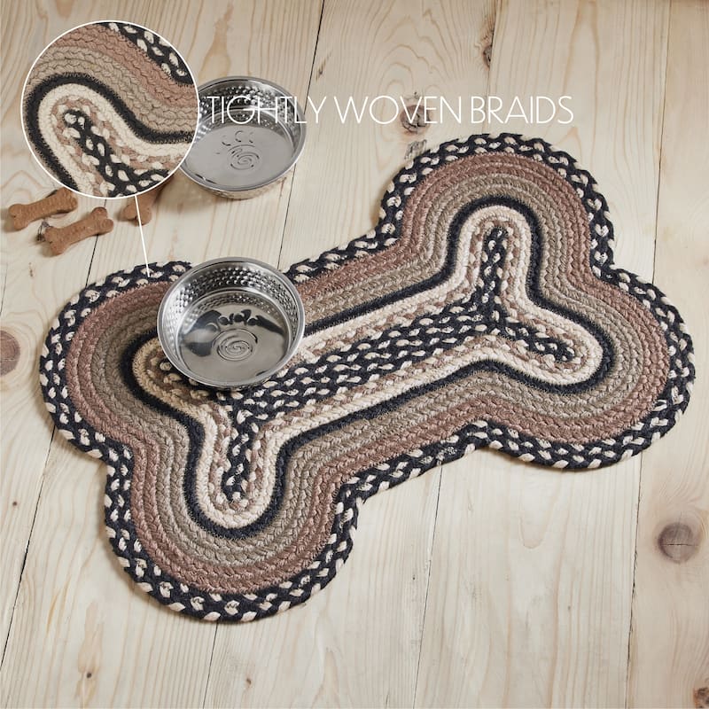 Sawyer Mill Charcoal Creme Indoor/Outdoor Medium Bone Rug 15x23 - 3'6"