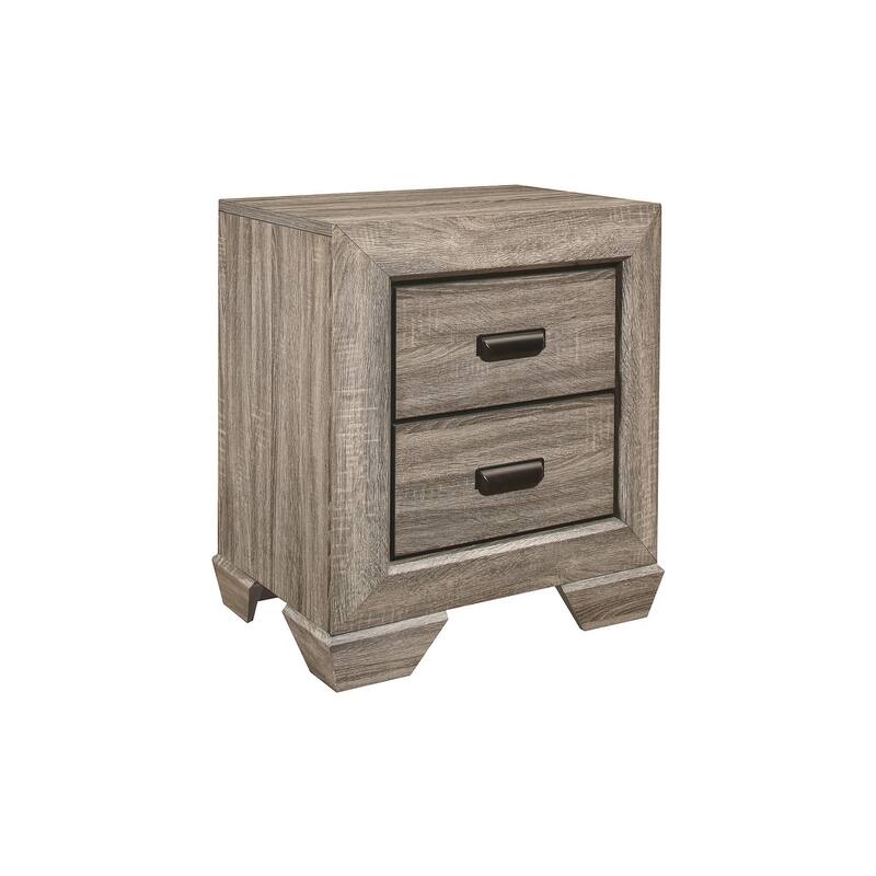 Valli 4 Piece Light Gray Panel Bedroom Set