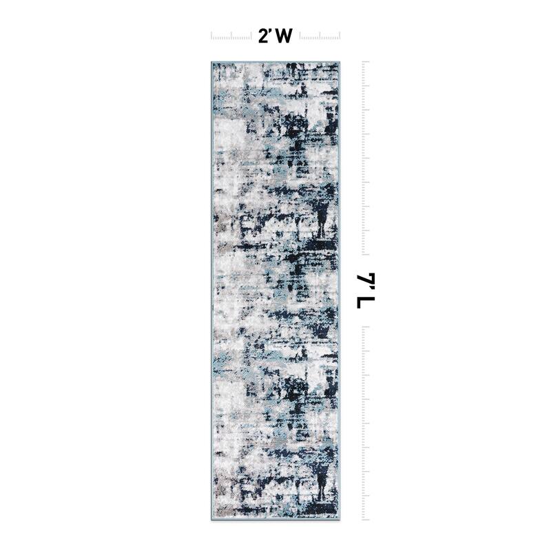 Modern Abstract Reflections Area Rug