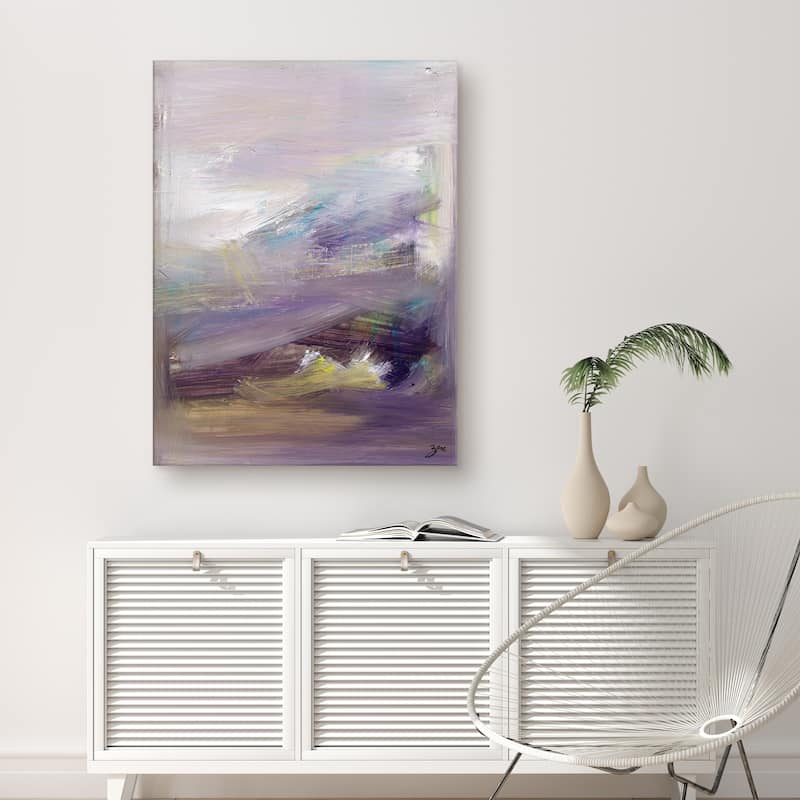 'Abstract XIII' Abstract Wrapped Canvas Wall Art