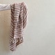 preview thumbnail 3 of 3, Cotton and Wool Throw with Stripes and Fringe