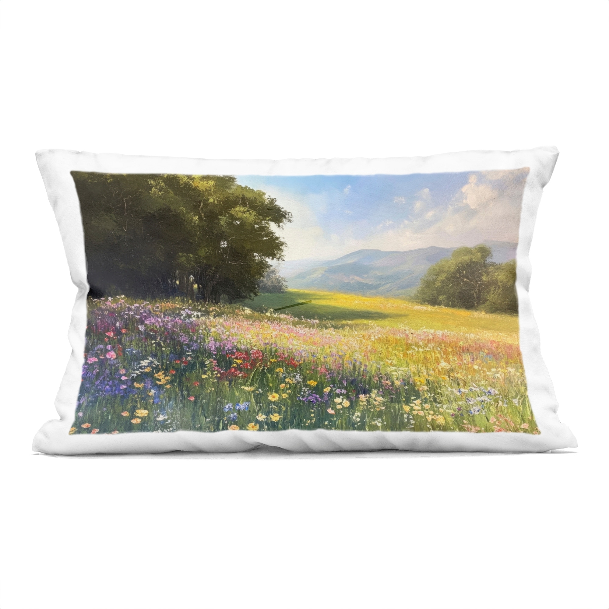 Stupell Serene Meadow Dream Decorative Printed Throw Pillow Design by Petal Prints Design