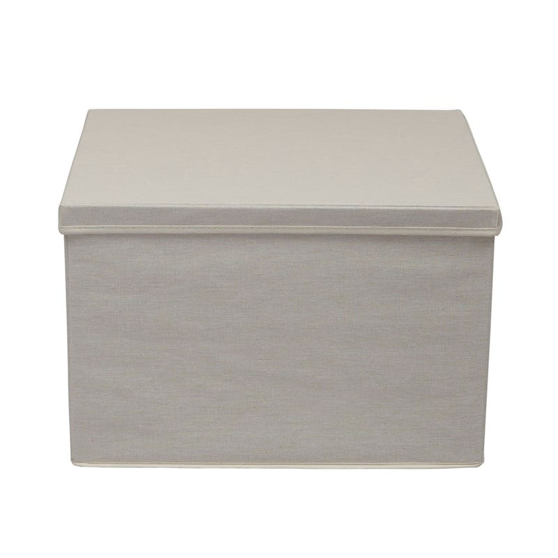 Household Essentials Storage Box With Lid Box with Handle - 15.0"L x 18.5"W x 12.0"H