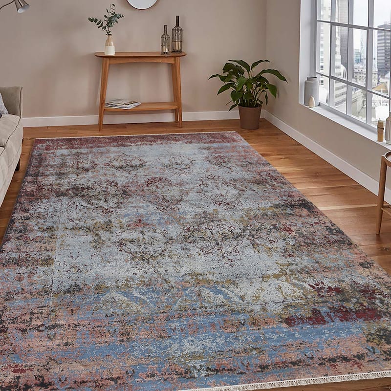 Zenith Pirie Modern & Contemporary Abstract Hand-Knotted Area Rug - 10' x 14' - Multicolor