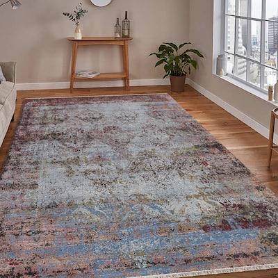 Zenith Pirie Modern & Contemporary Abstract Hand-Knotted Area Rug