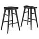 preview thumbnail 22 of 28, Saville Backless Wood Counter Stools - Set of 2