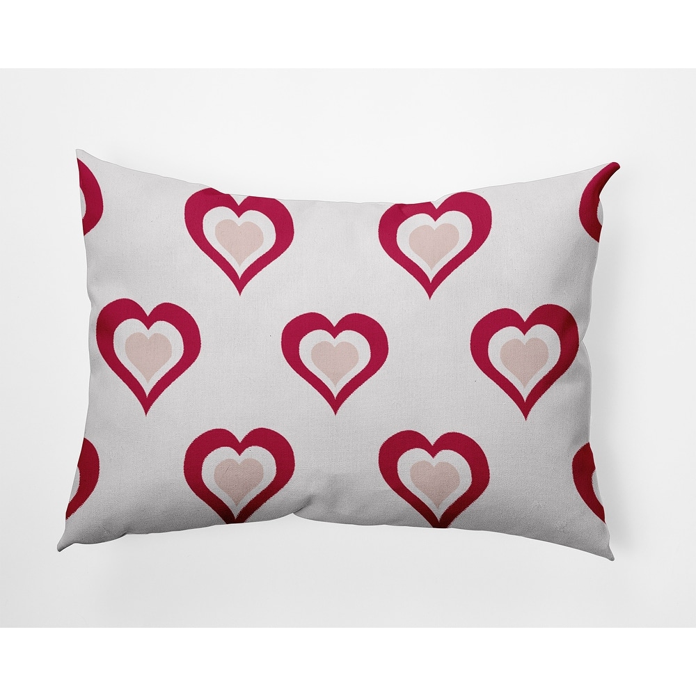 Burnin' Love Valentines Day Decorative Throw Pillow