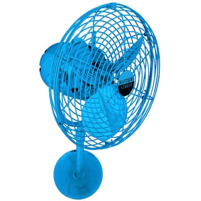 Mathews Fan Company Michelle Parede Light Blue Directional Wall Fan