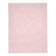 preview thumbnail 4 of 5, Lambs & Ivy Petals Pink/White Floral Fleece Faux Shearling Soft Baby Blanket