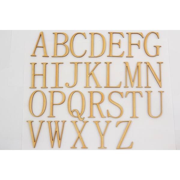 Shop 1 Pc 12 Inch X 1 4 Inch Thick Fangsong Font Wood Letters K For Direction Use Or Decor Free Shipping On Orders Over 45 Overstock 19543324
