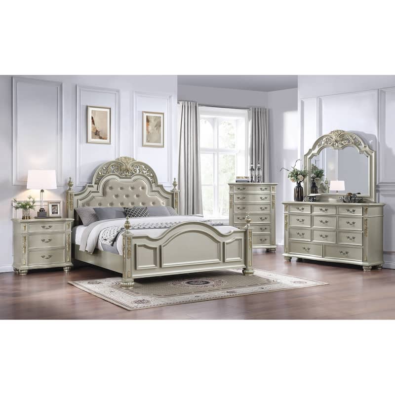Lyon Cherry 6-Drawer 40 in. W Chest of Drawers