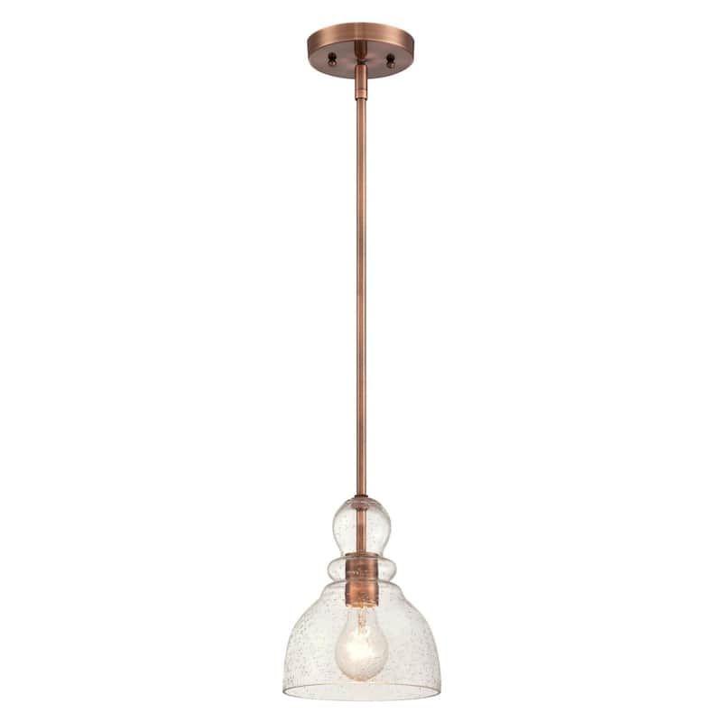 Westinghouse Lighting Fiona One-Light Mini Pendant - 1-Light - Washed Copper